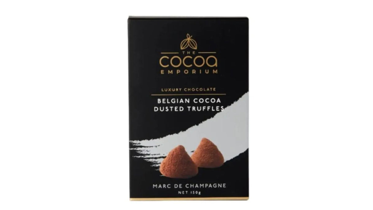 The Cocoa Emporium Belgian Cocoa Dusted Truffle Marc de Champagne 15