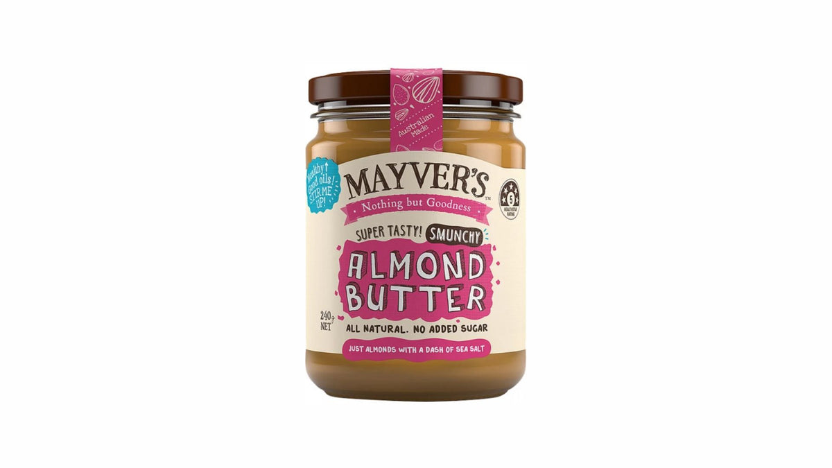 Mayver's Smunchy Almond Butter 240g Press & Grocers Co.