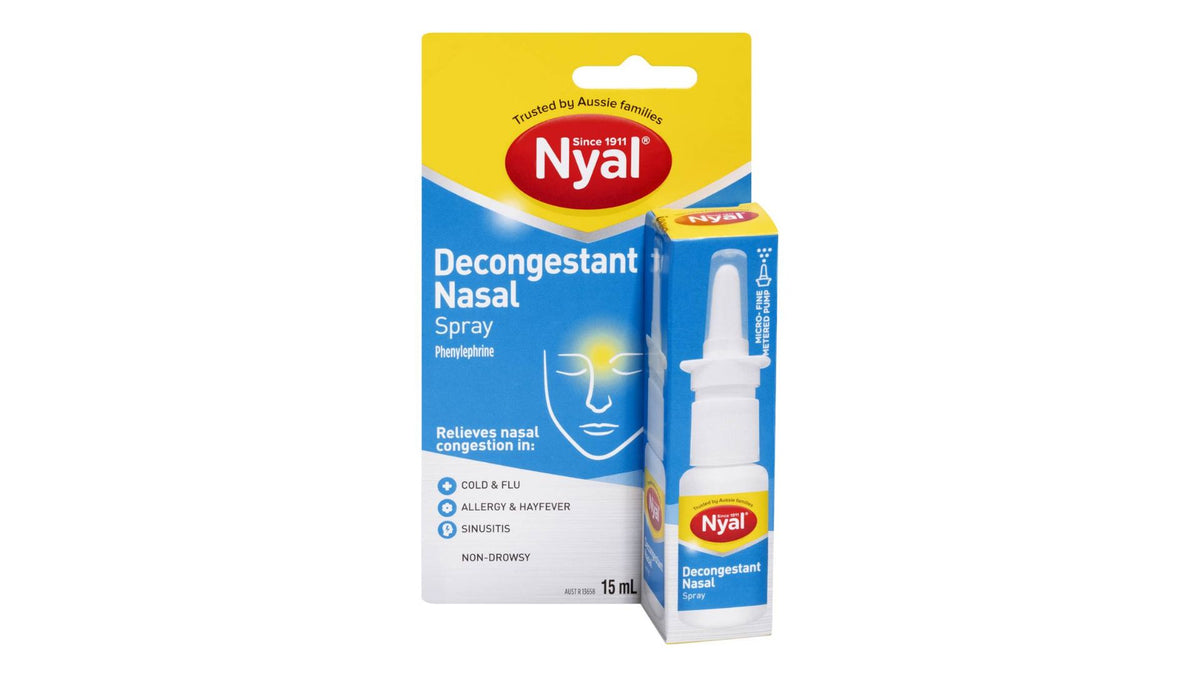 Nyal Decongestant Nasal Spray 15ml Press & Grocers Co.