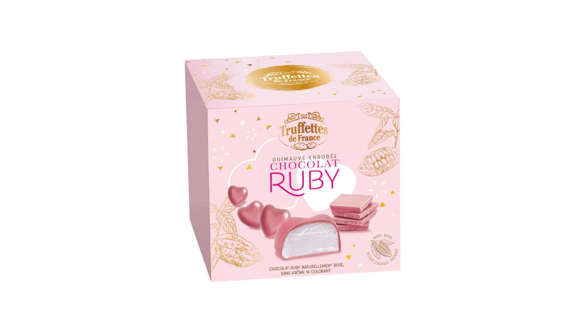 Truffettes De France Velvety Marshmallow Chocolate Ruby 200g Press