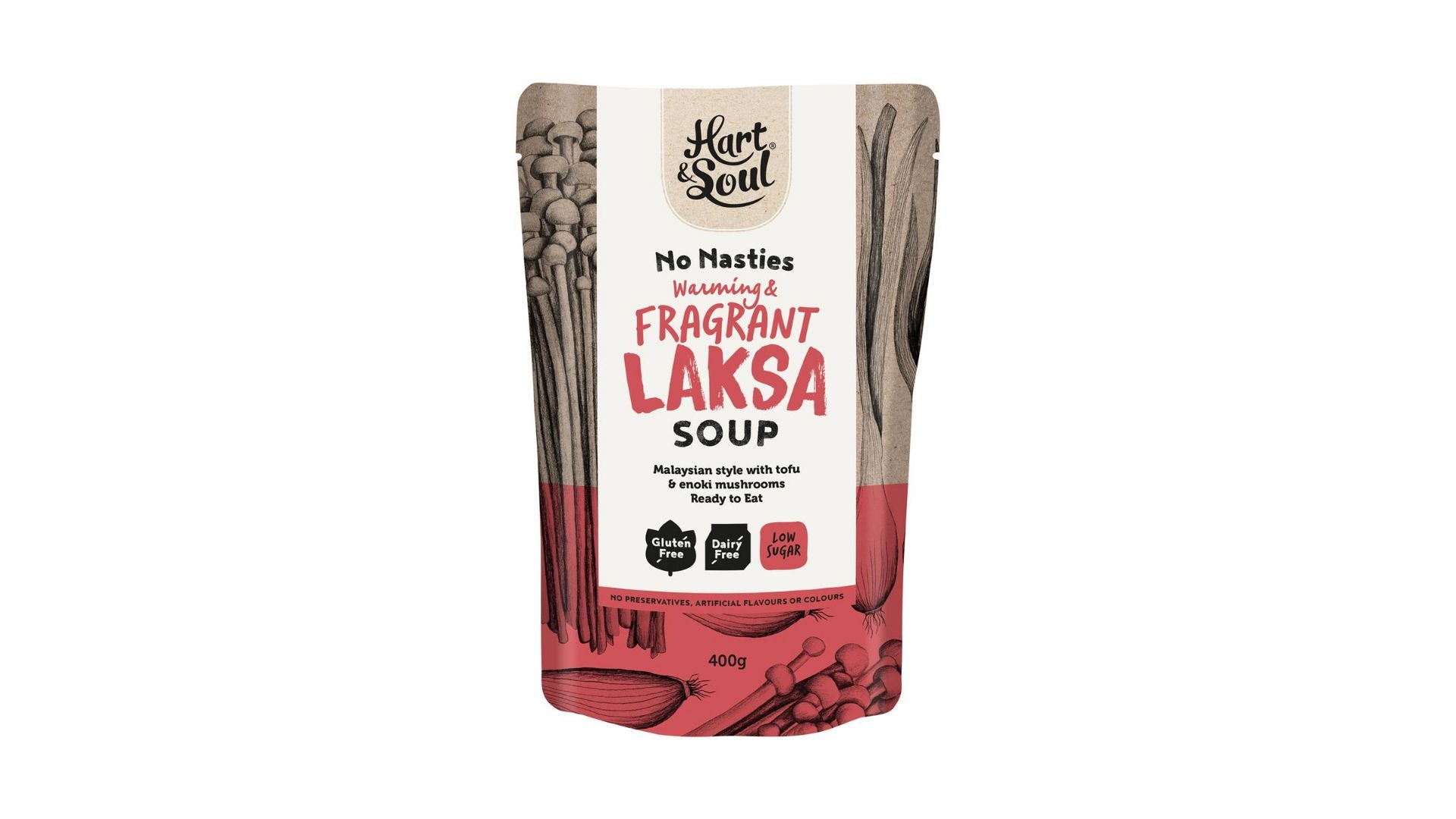 Hart & Soul Soup Laksa Pouch 400g