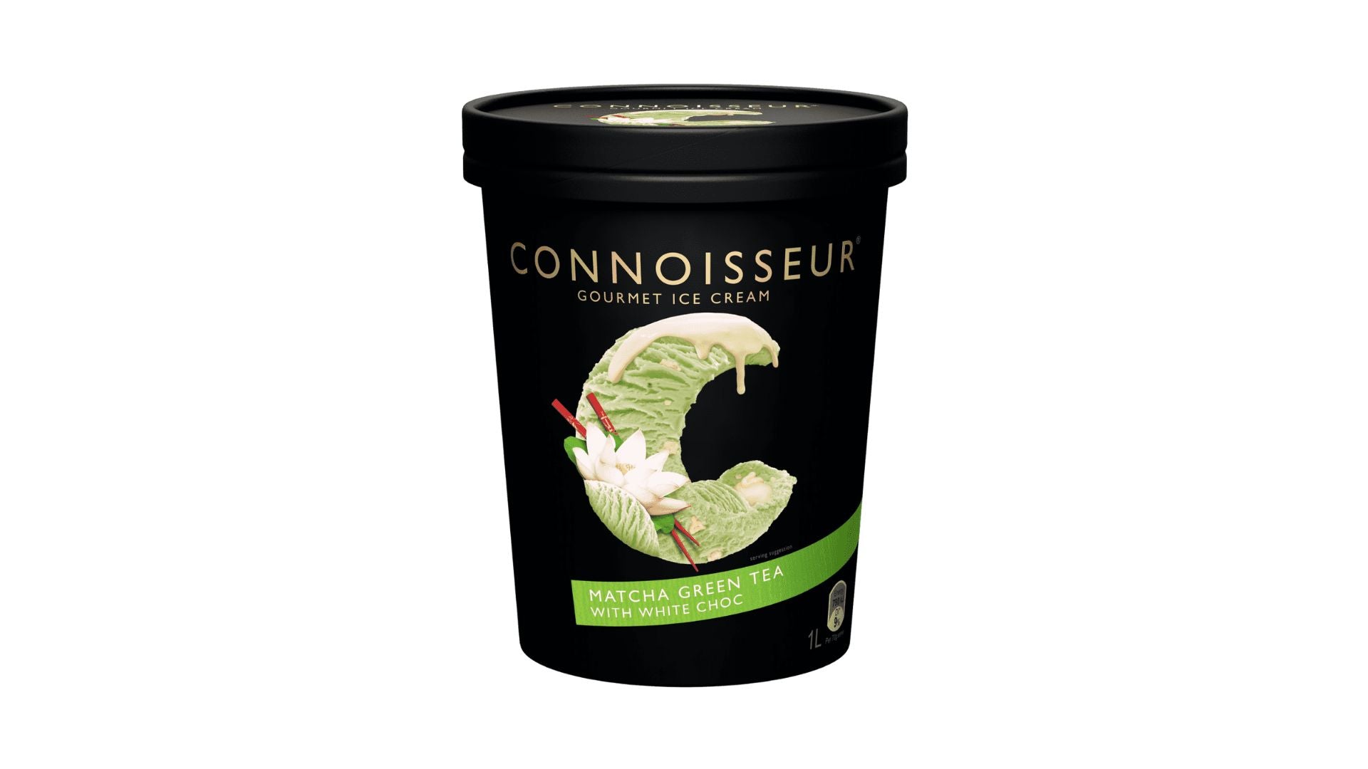 Connoisseur Matcha Green Tea With White Choc Ice Cream 1l
