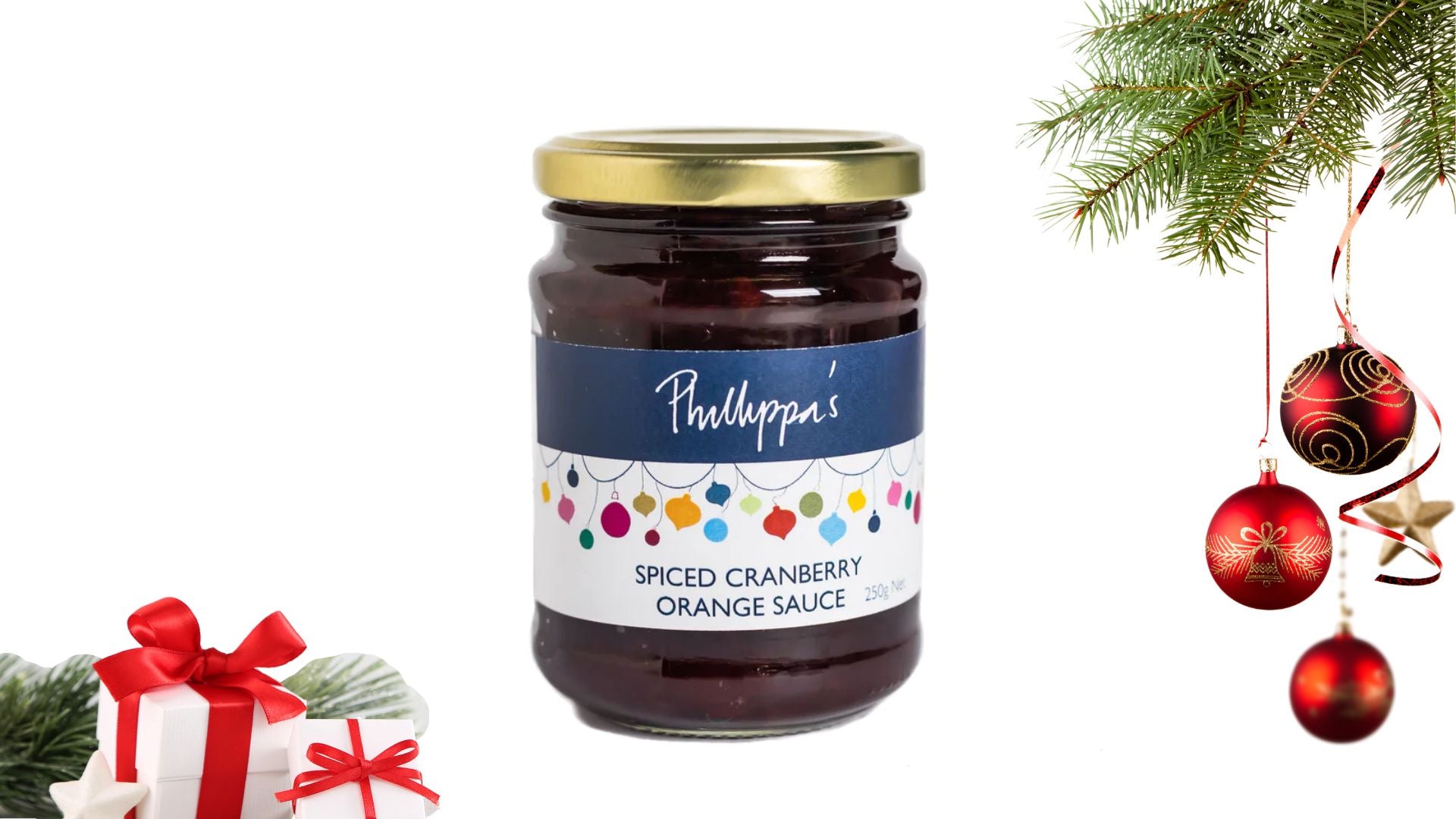 Phillippa's Spiced Cranberry Orange Sauce 250g