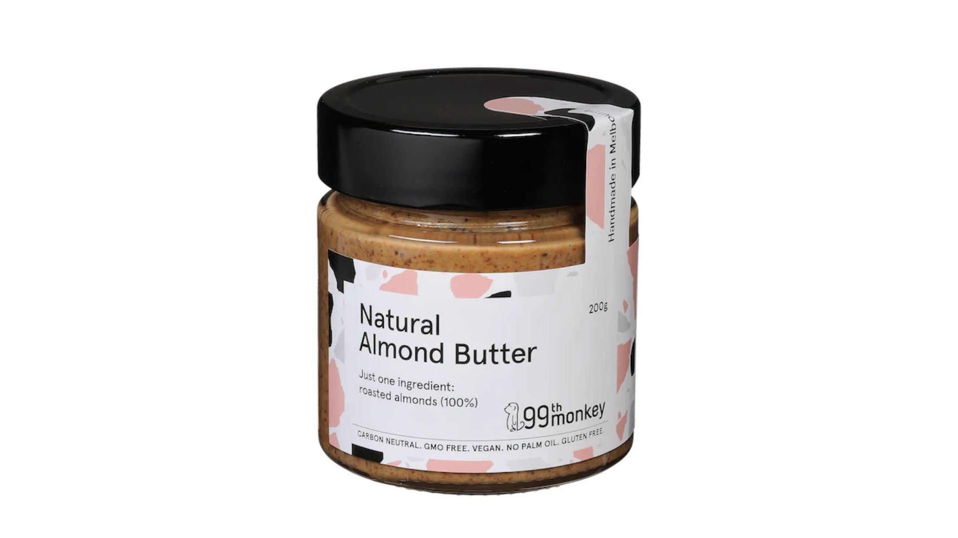 99th Monkey Natural Almond Butter 200g