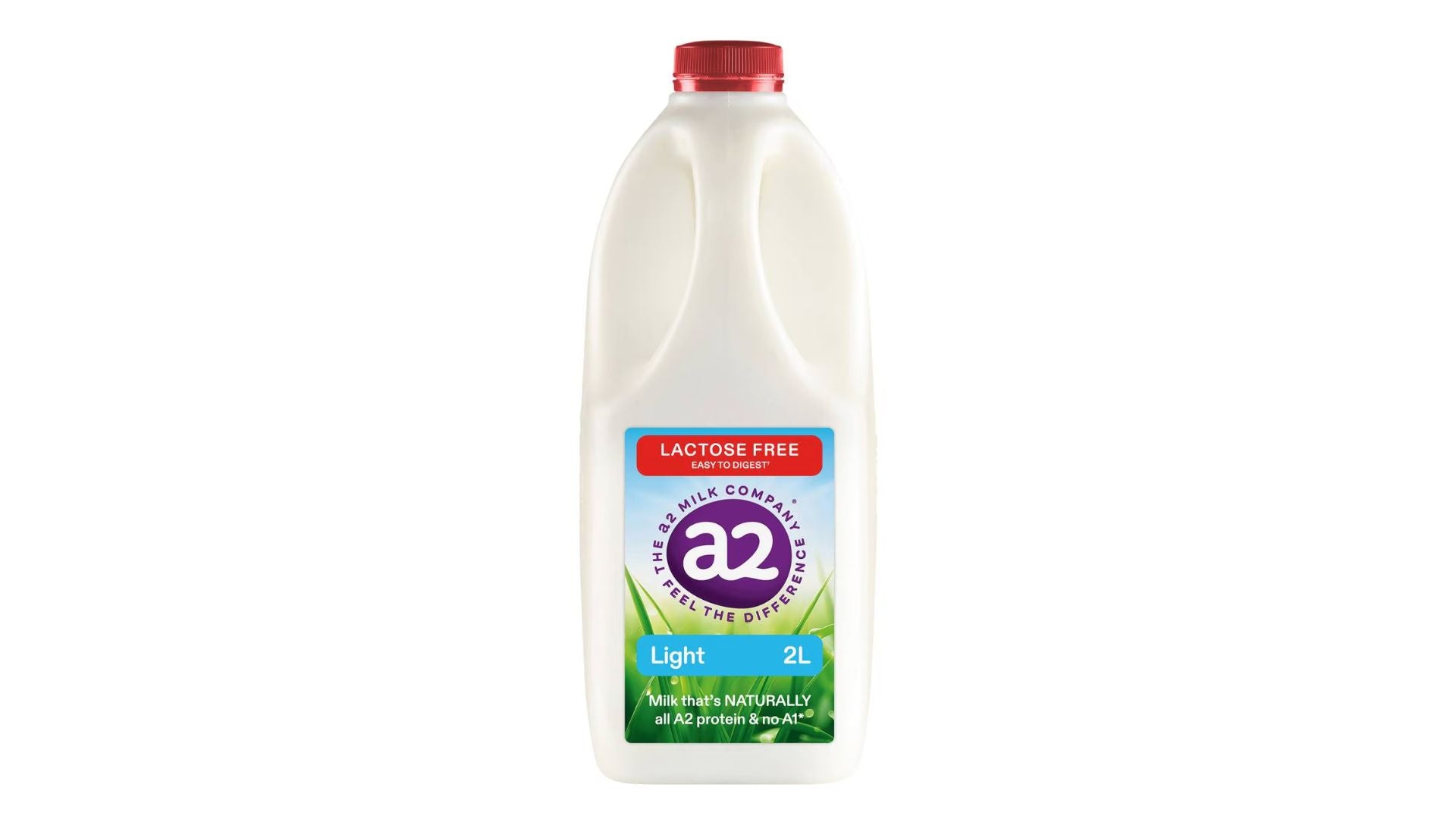 A2 Lactose Free Light Cream Milk 2L