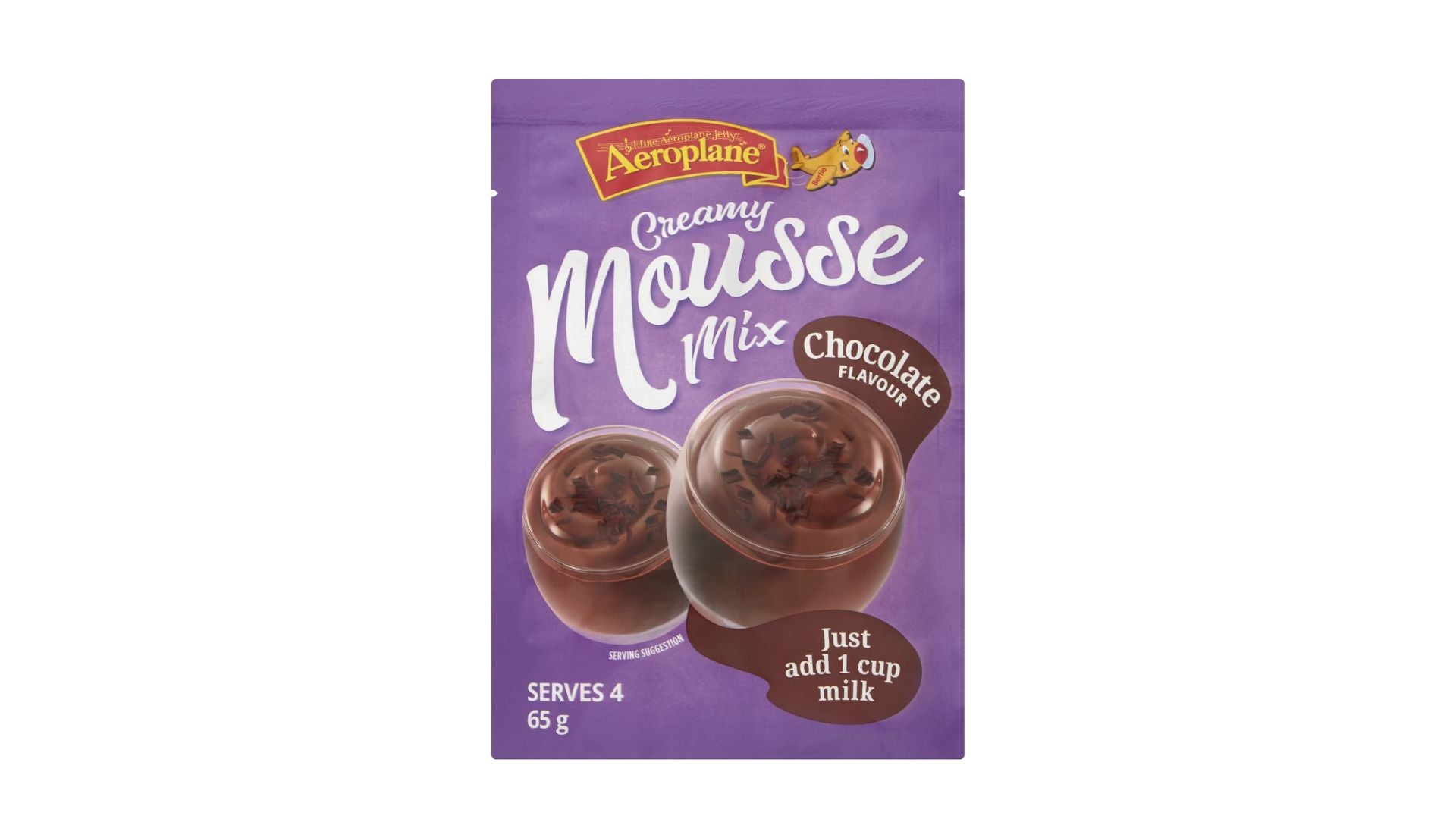 Aeroplane Creamy Mousse Mix Chocolate Flavour 65g