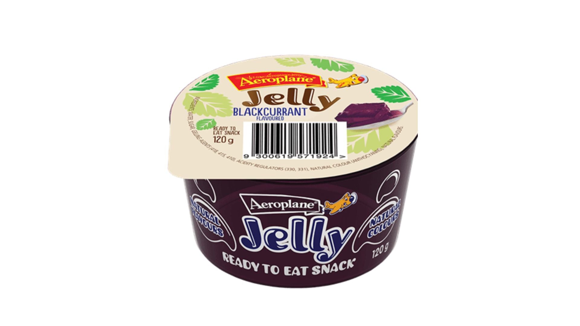 Aeroplane Jelly Cup Blackcurrant 120g