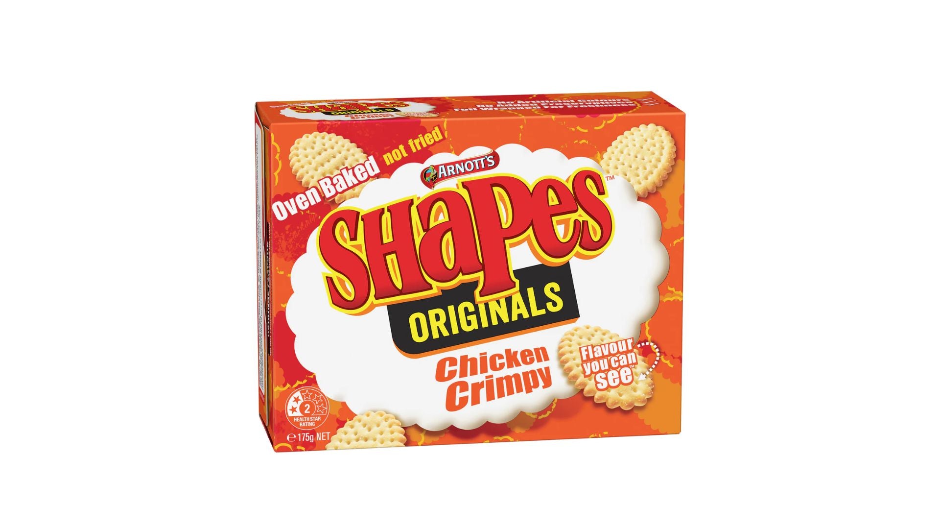 Arnotts Shapes Chicken Crimpy 175g