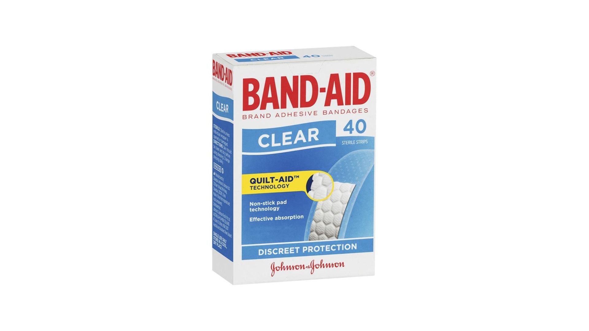 Band-Aid Clear Strips 40pk