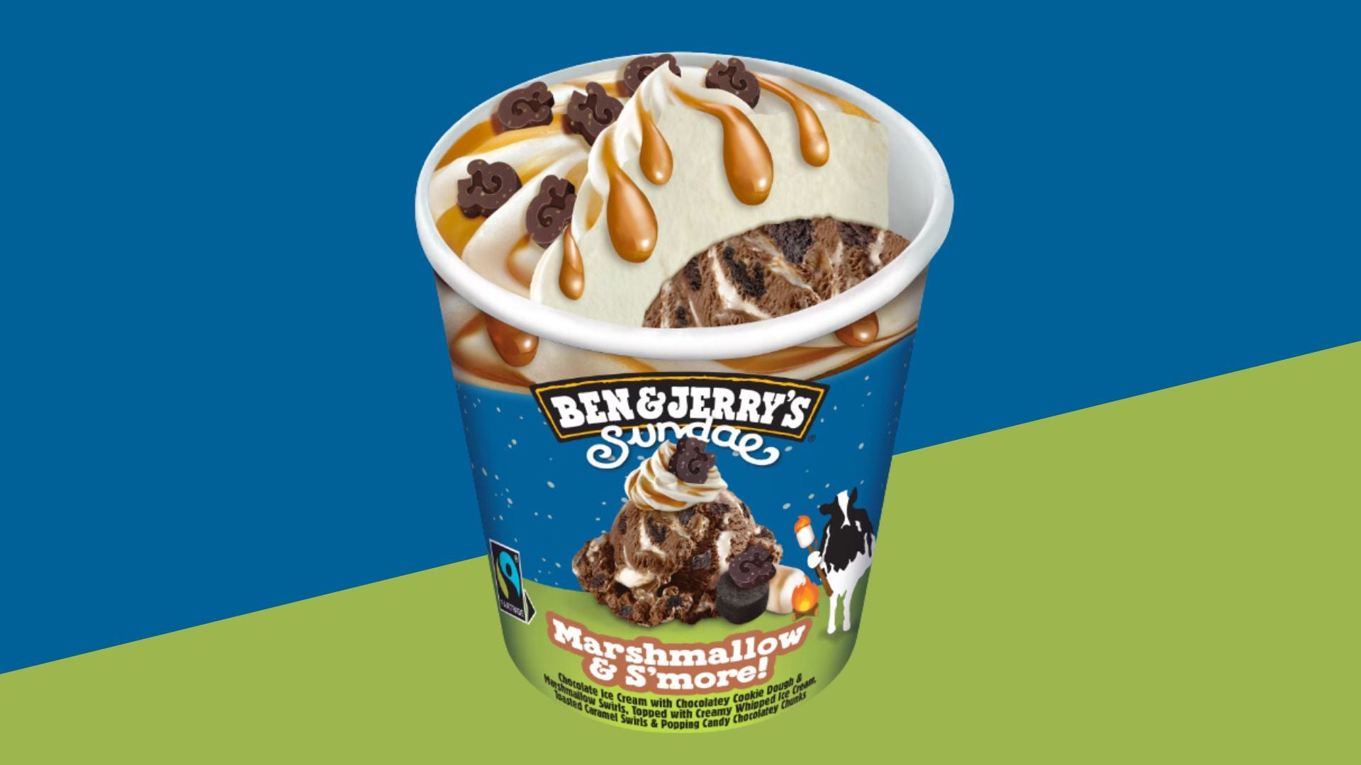 Ben & Jerry's Sundae Marshmallow & S'more! 458ml