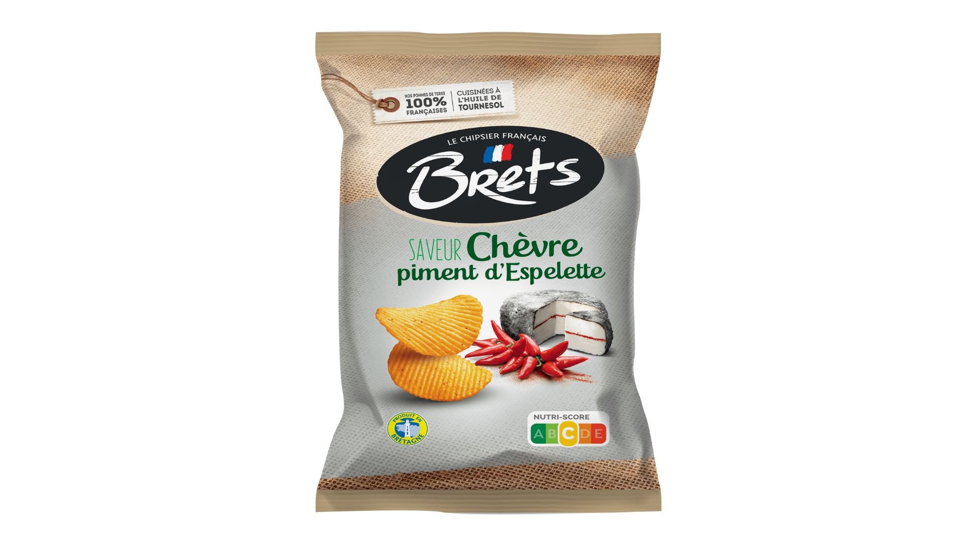 Bret's Chevre Piment d'Espelette Chips 125g
