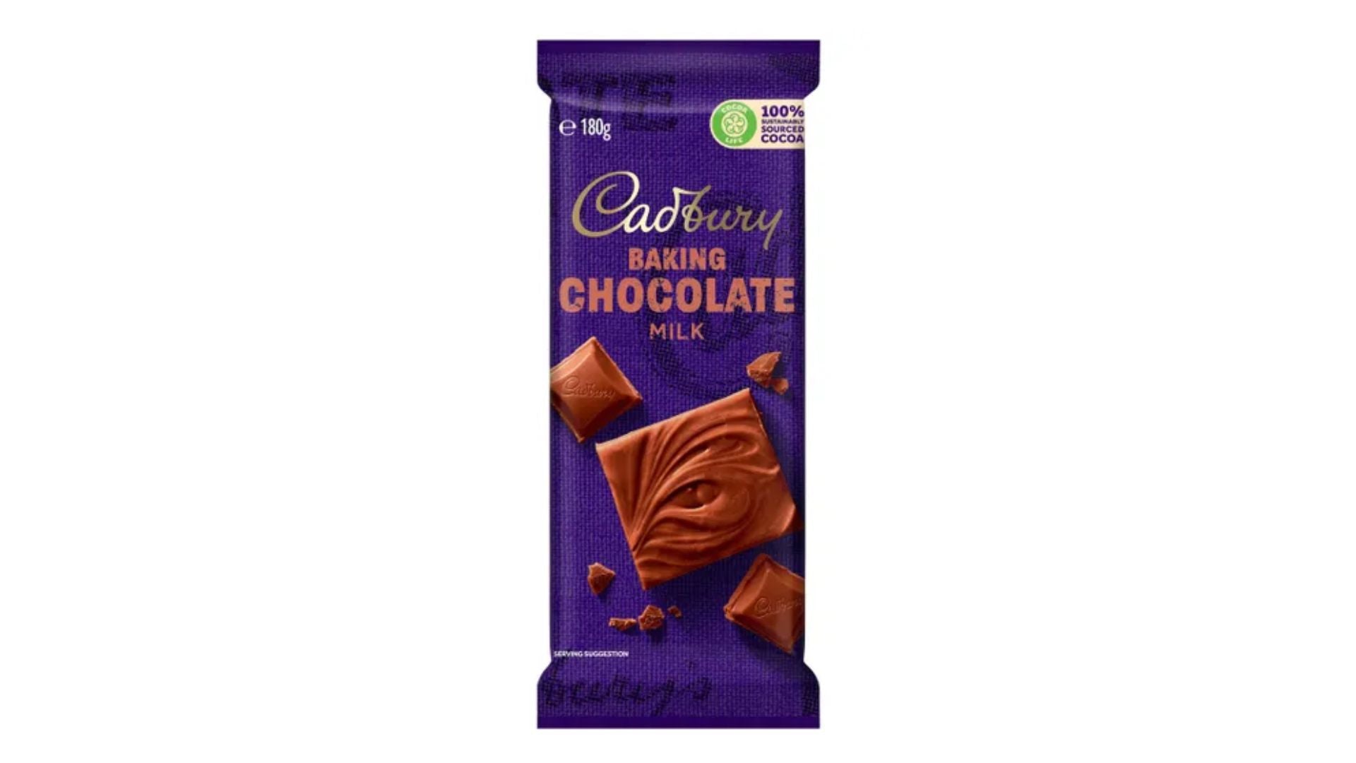 Cadbury Block Baking Chocolate Milk 180g