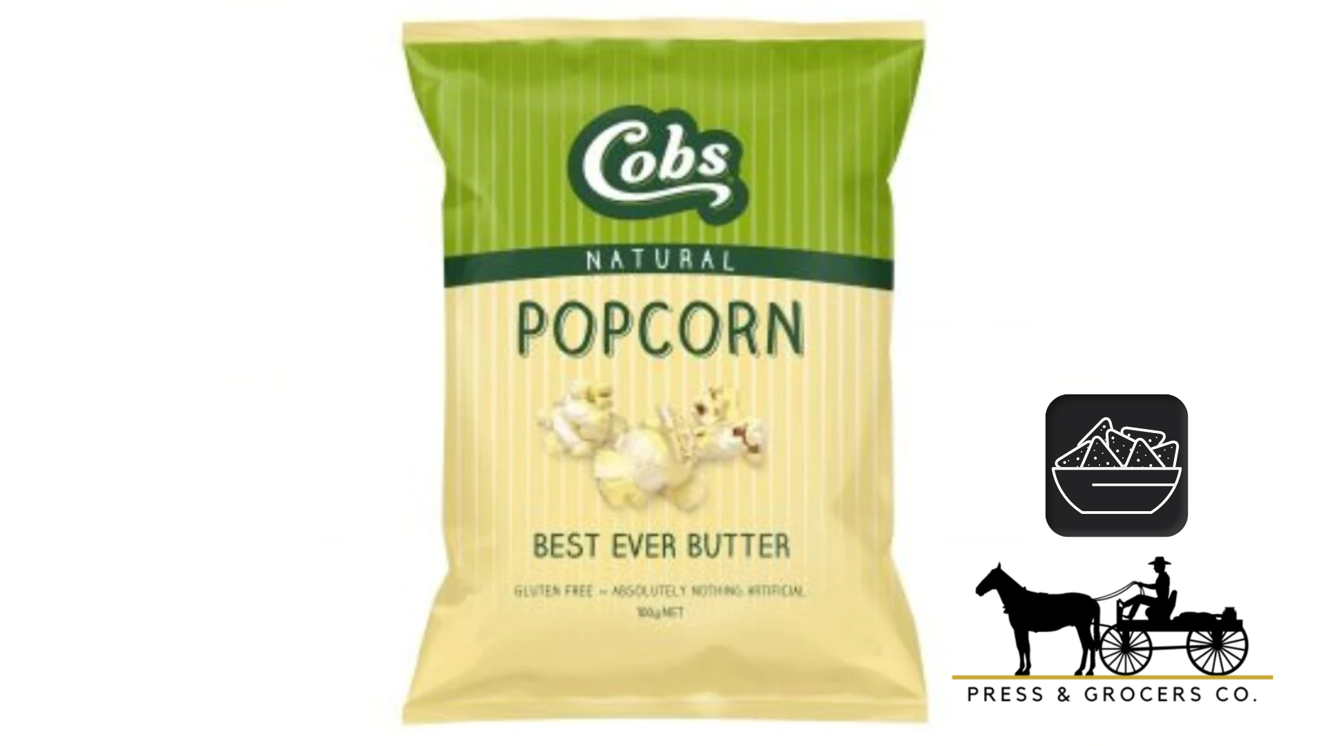 Cobs Natural Popcorn Best Ever Butter 100g