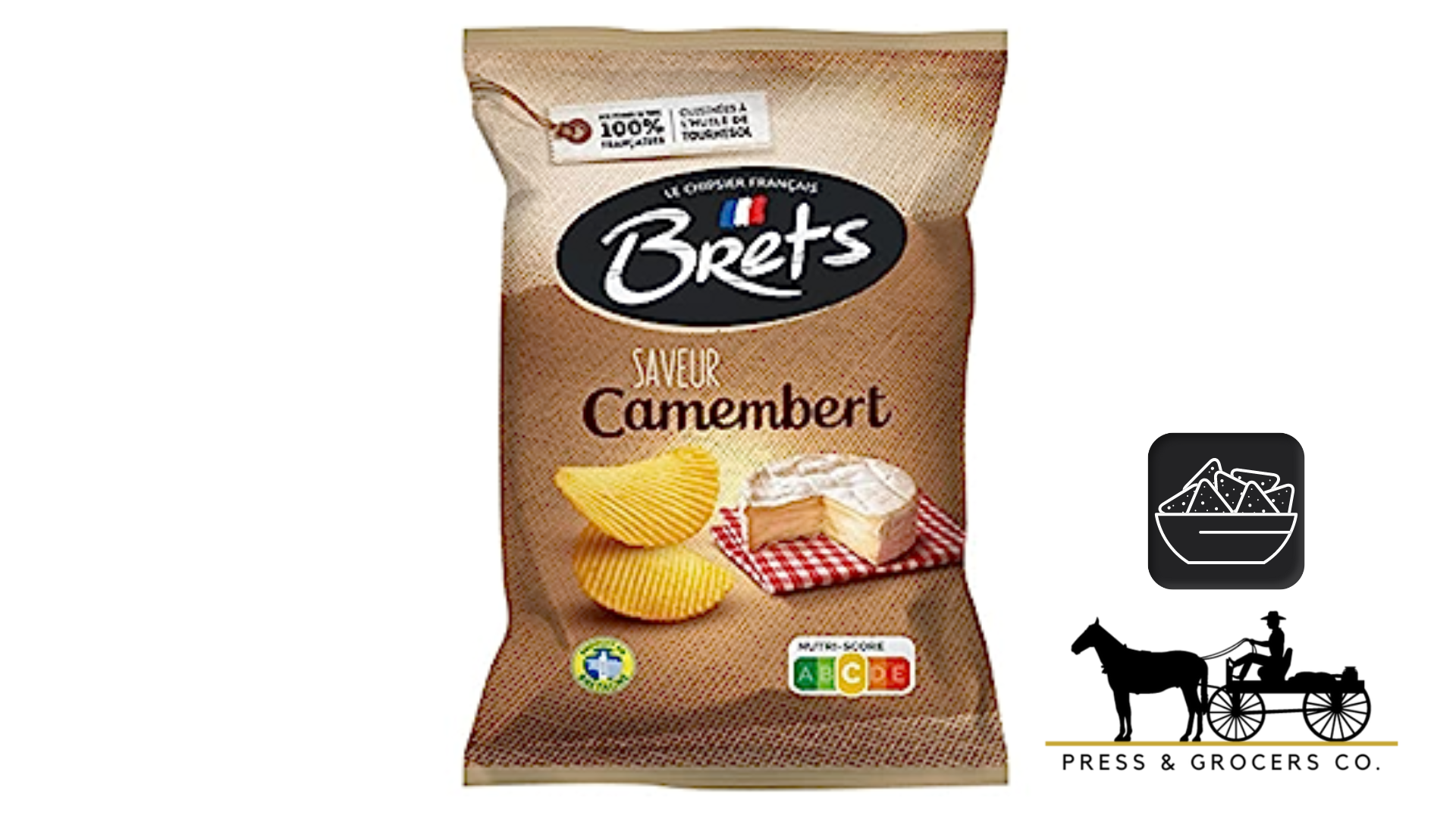 Bret's Saveur Camembert Cheese Potato Crisps 125g