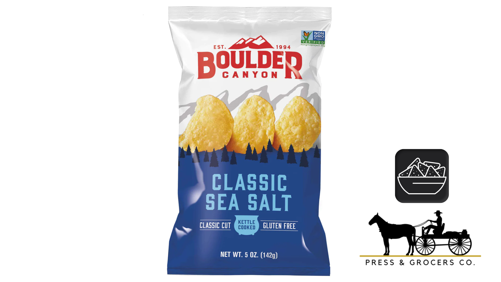 Boulder Potato Chips Sea Salt 142g
