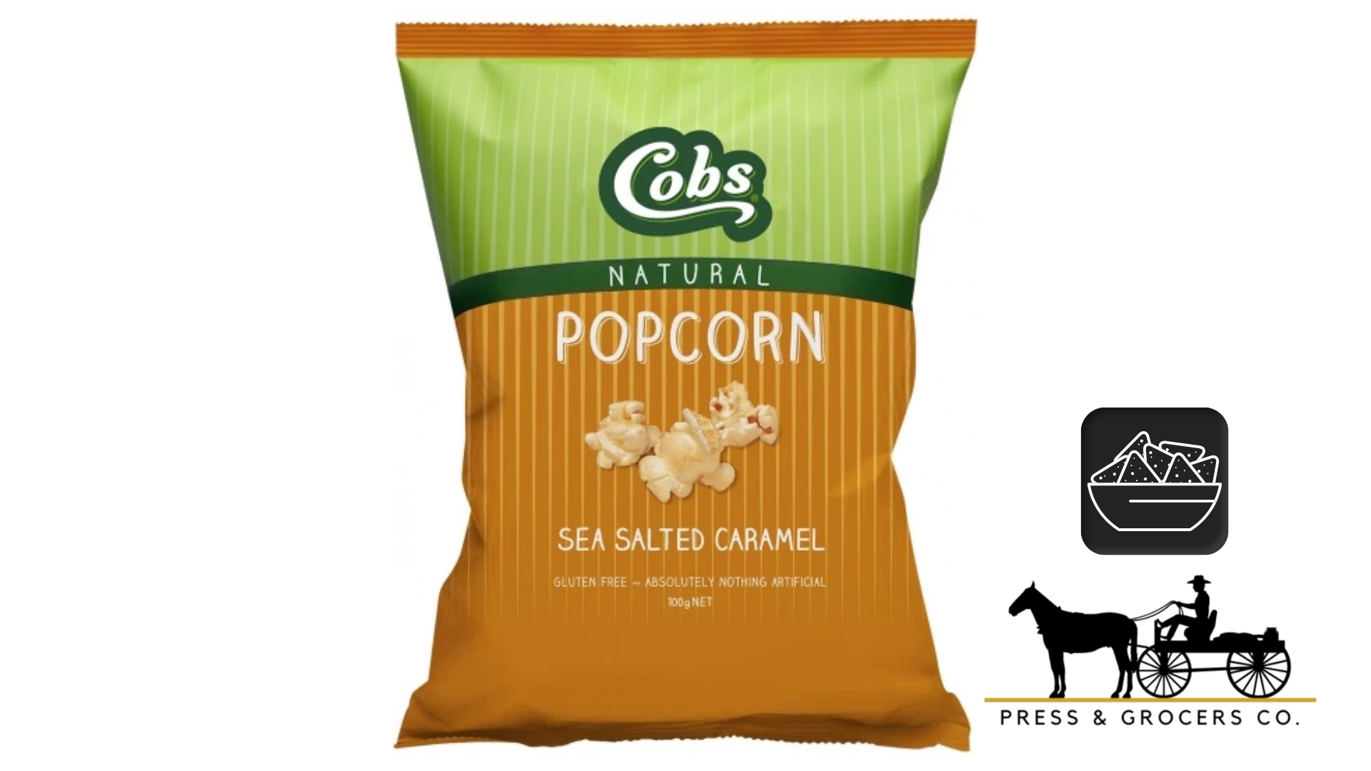 Cobs Natural Popcorn Sea Salt & Caramel 100g