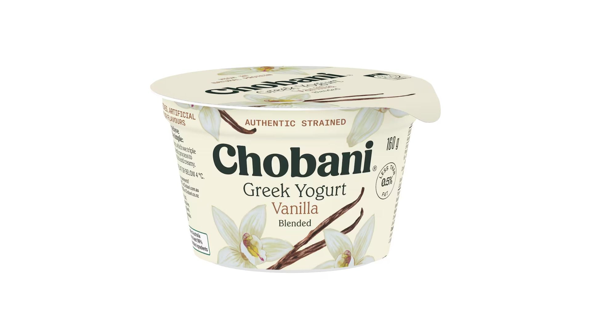 Chobani Greek Yoghurt Tub Vanilla 160g