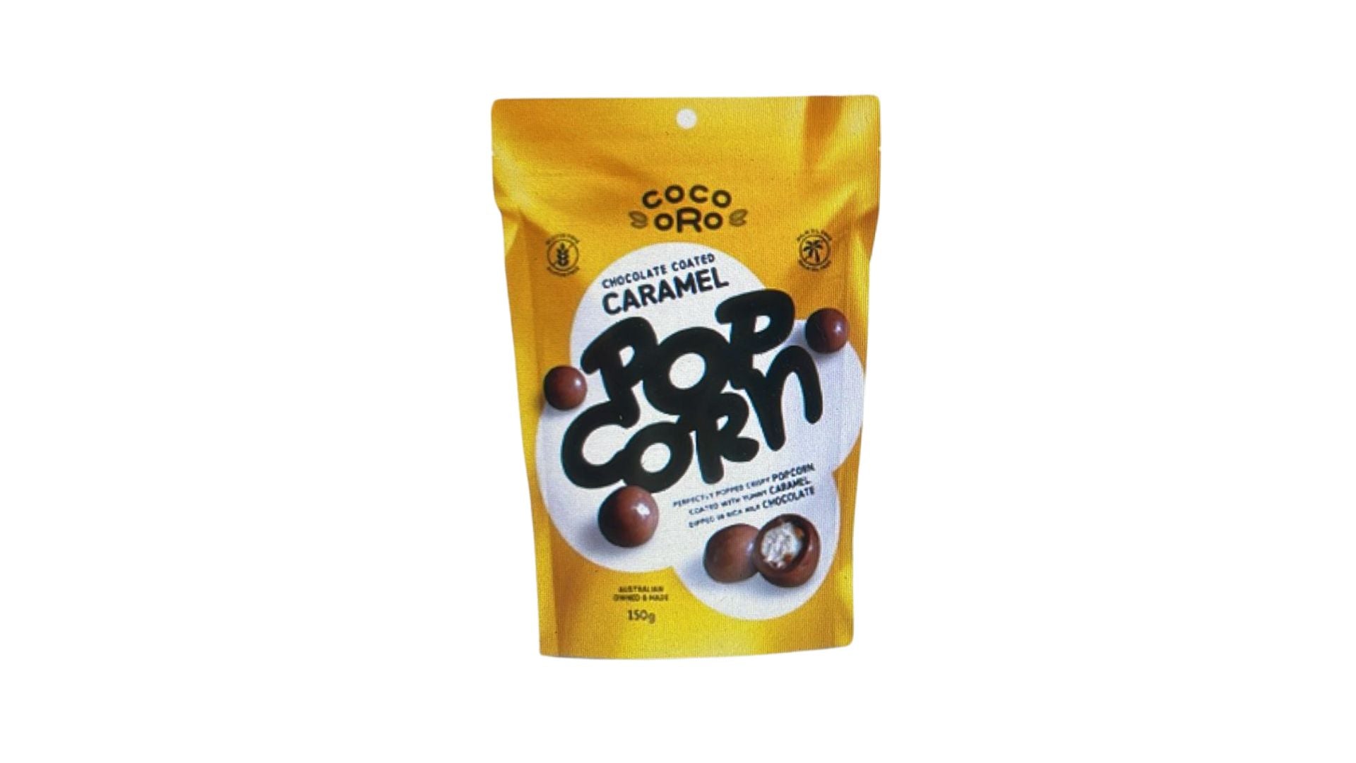 Coco Oro Chocolate Caramel Popcorn 150g
