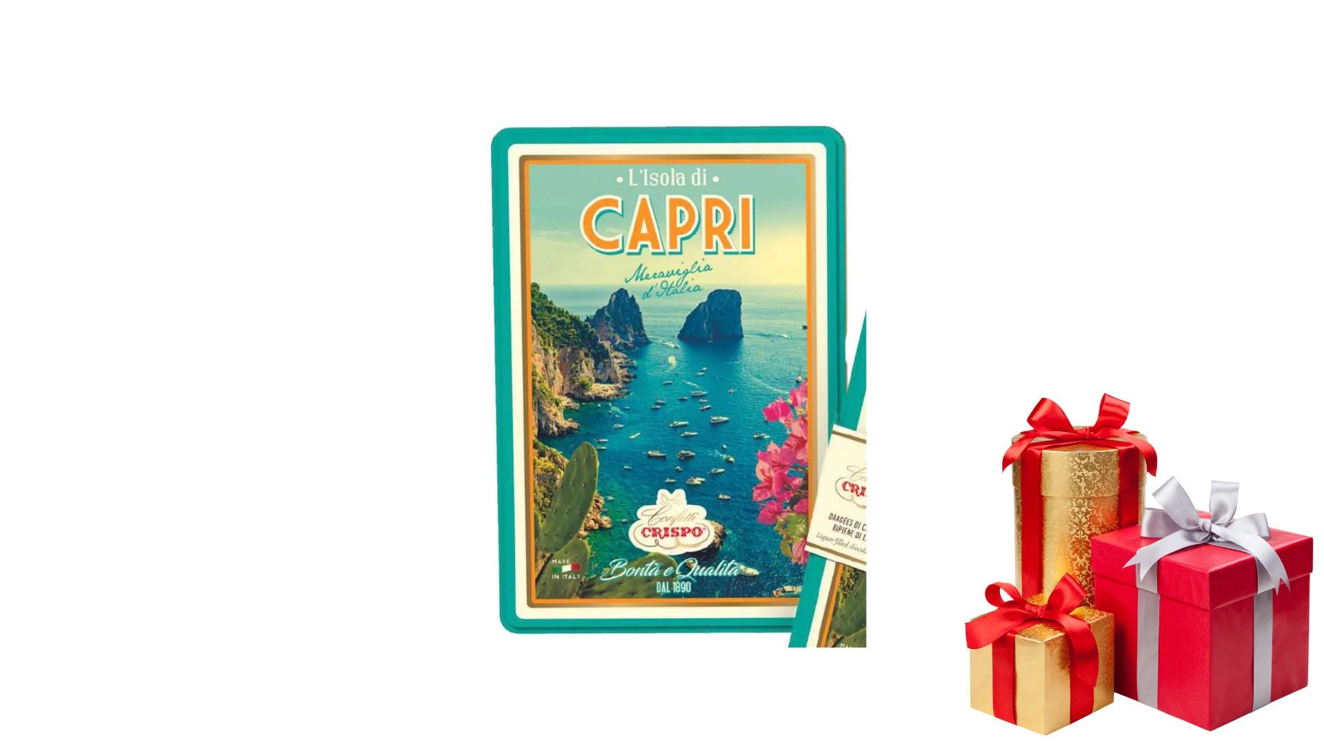 Confetti Crispo Choc Tin Capri 200g