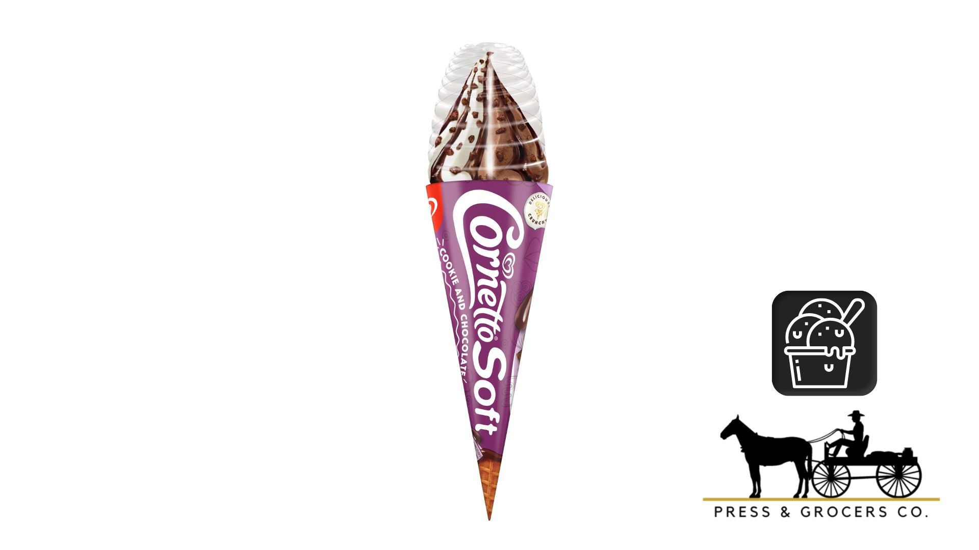 Cornetto Soft Cookie & Chocolate 140ml