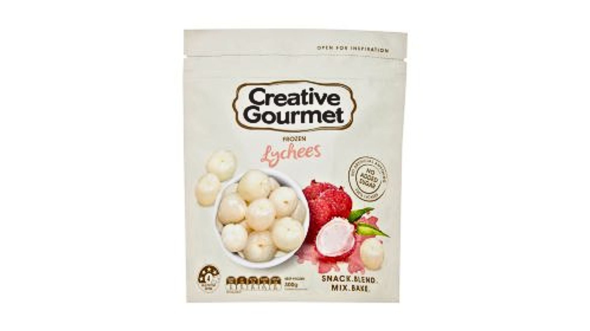 Creative Gourmet Frozen Lychees 300g