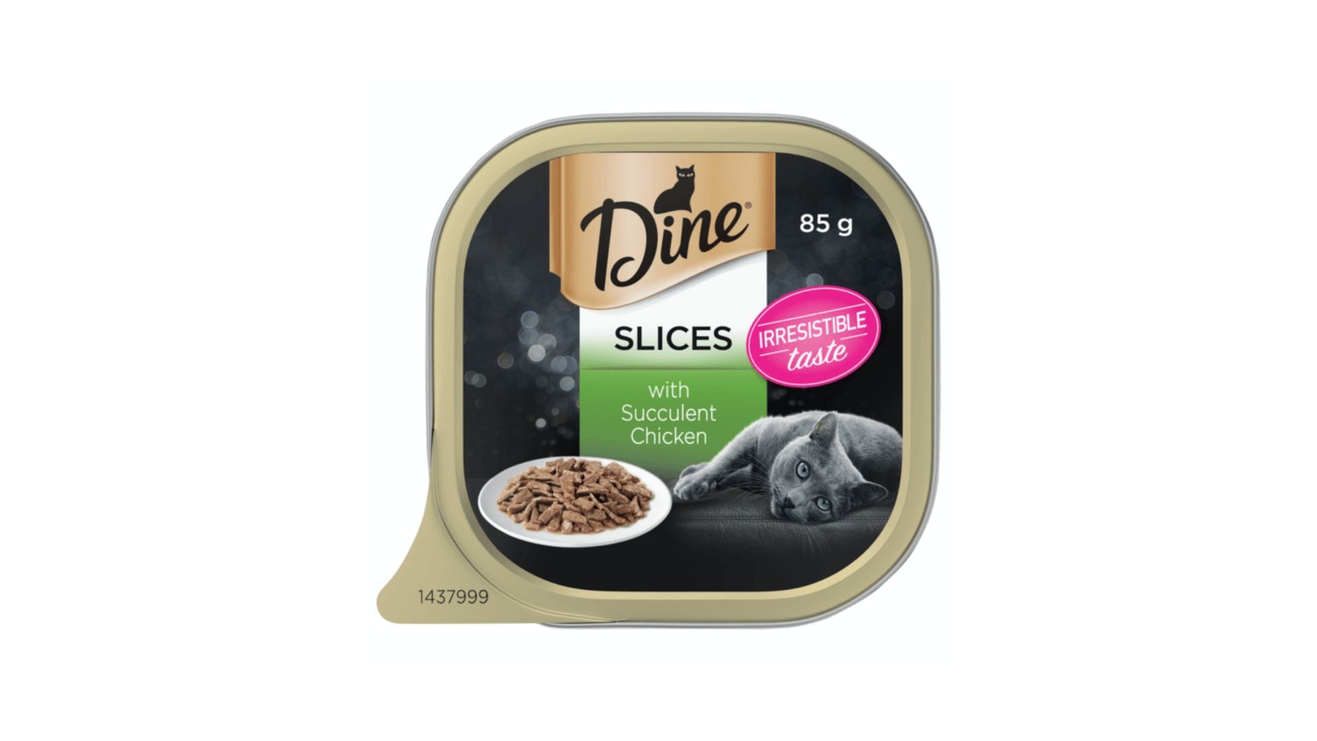 Dine Slices With Succulent Chicken Wet Cat Food Tray 85g