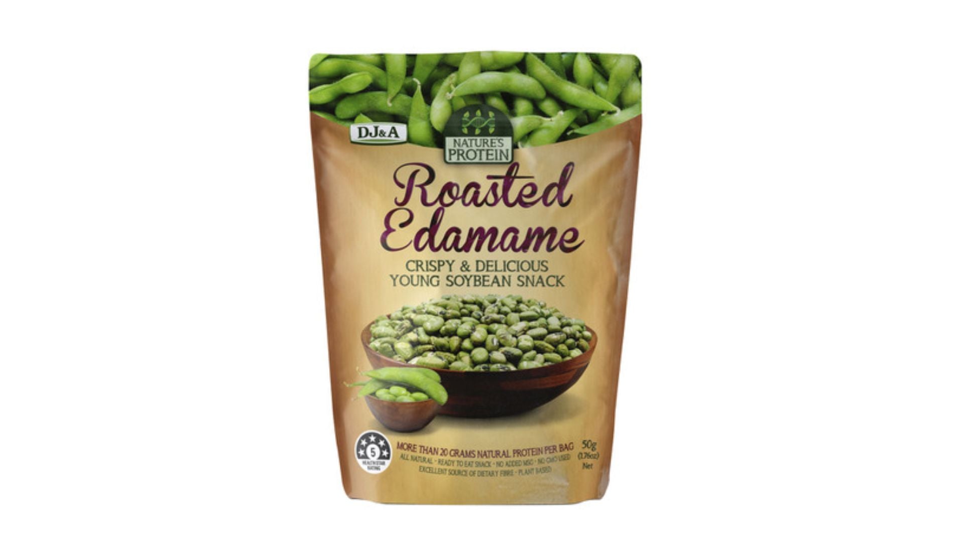 DJ&A Nature's Protein Roasted Edamame 50g