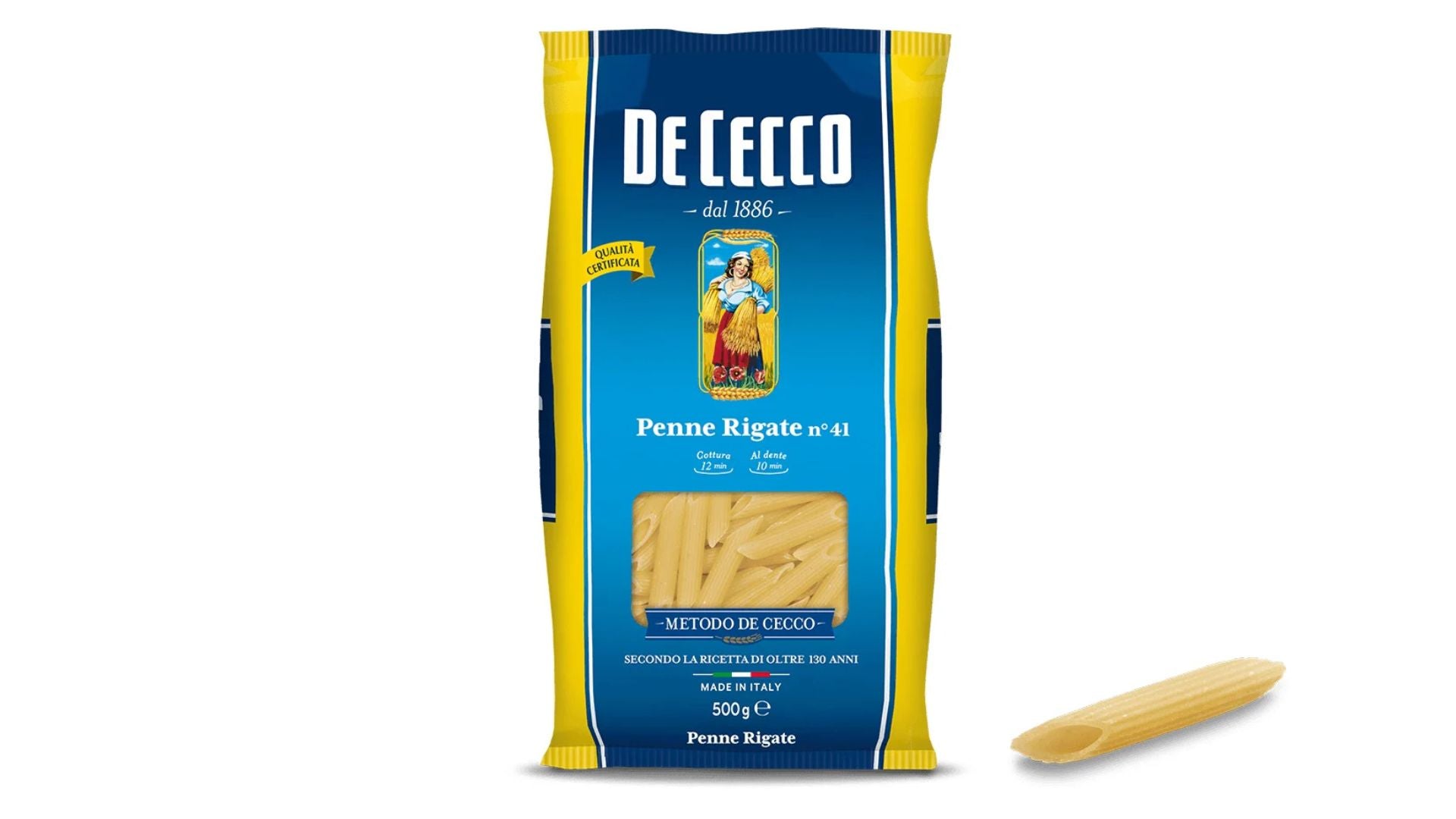 De Cecco Pasta No.41 Penne Rigate 500g
