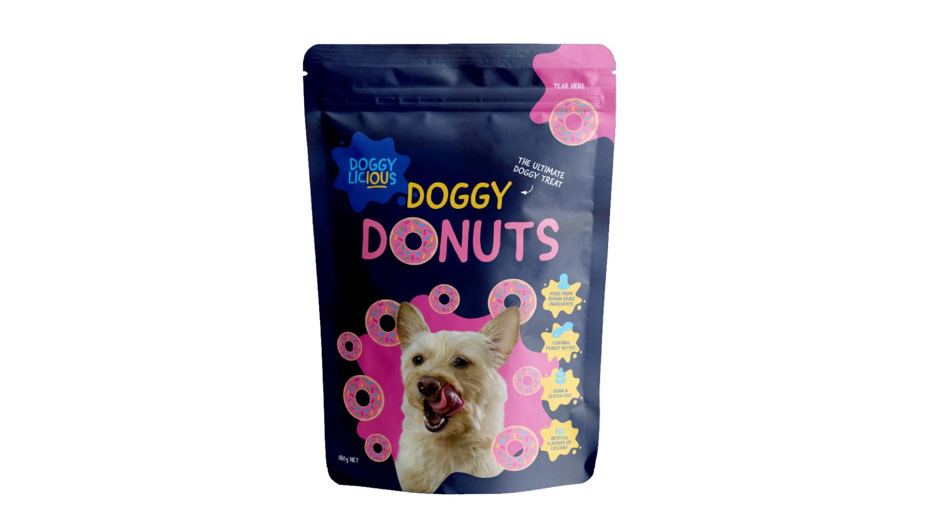 Doggylicious Doggy Donut Treats 180g