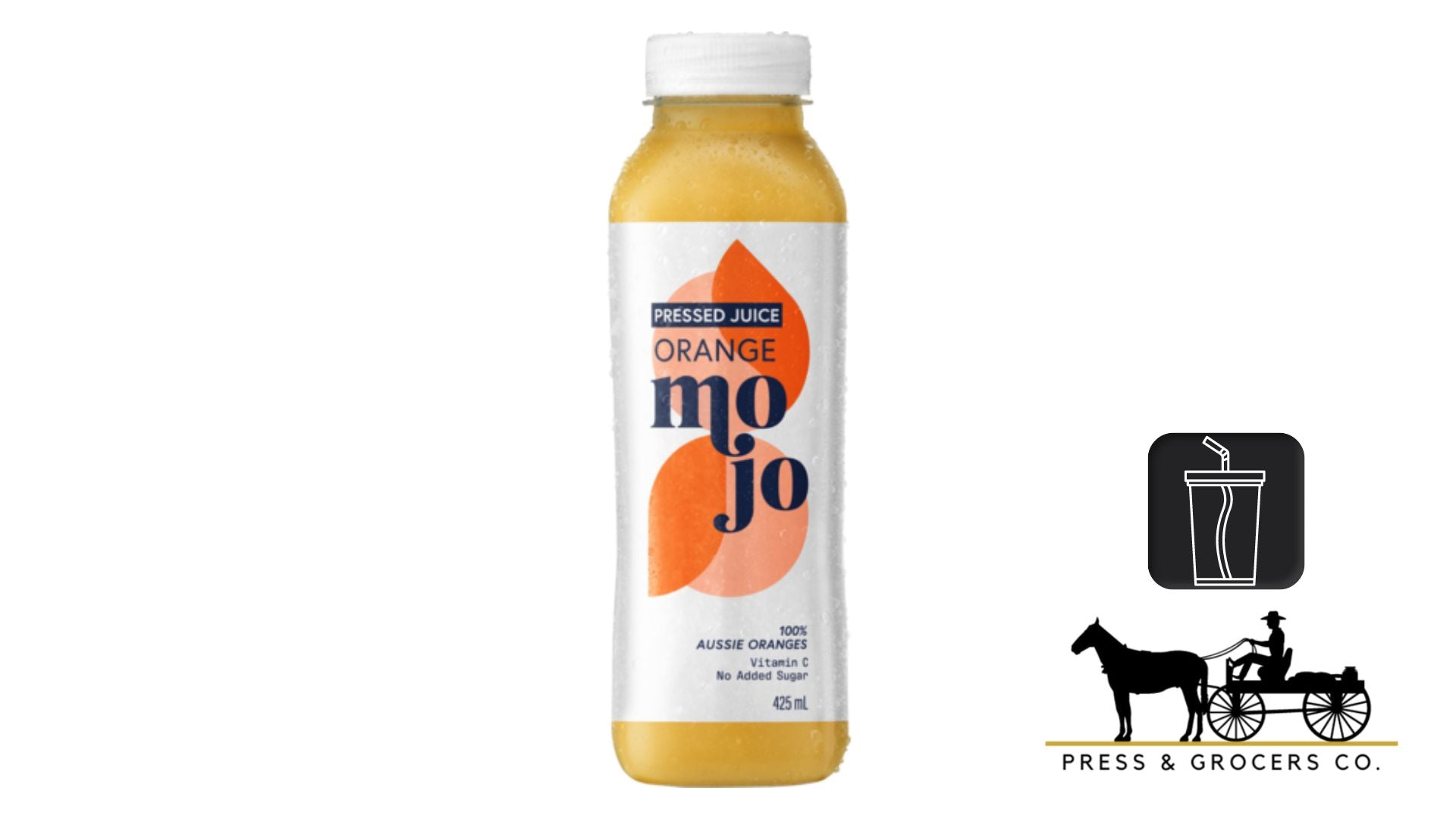 Mojo Pressed Juice Orange 425ml