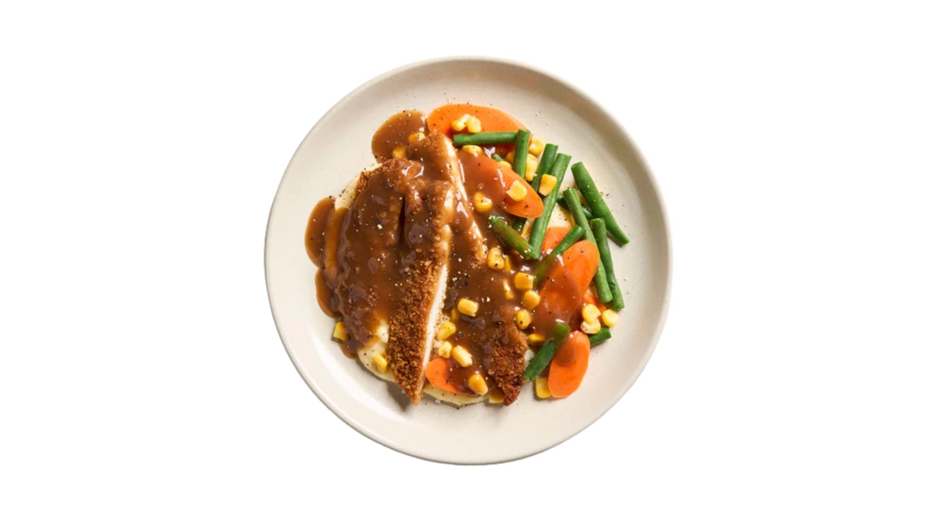Efoodz Fresh Meal Schnitzel Veggies & Gravy