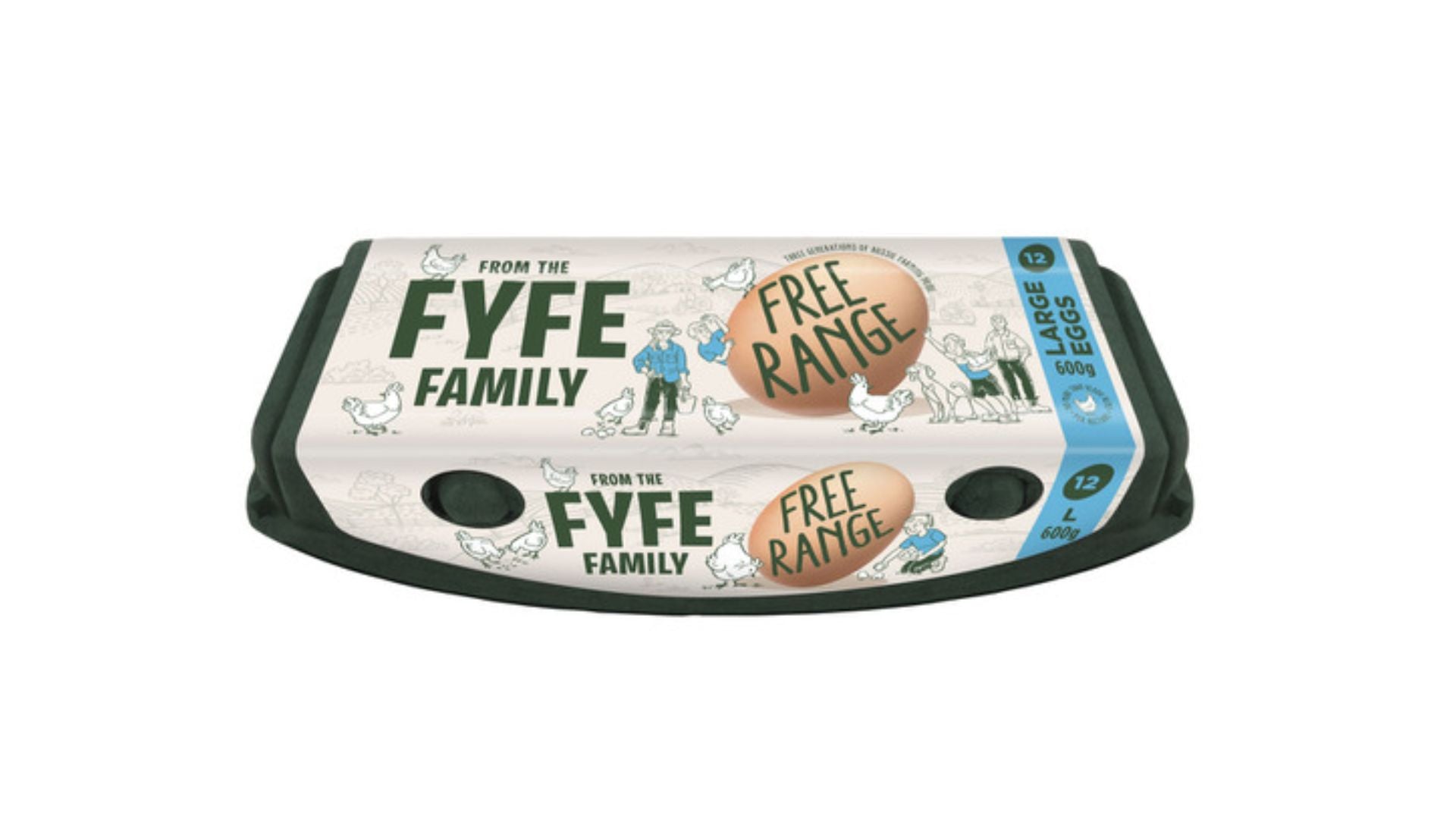 Fyfe Family Free Range Large Eggs 12pk 600g