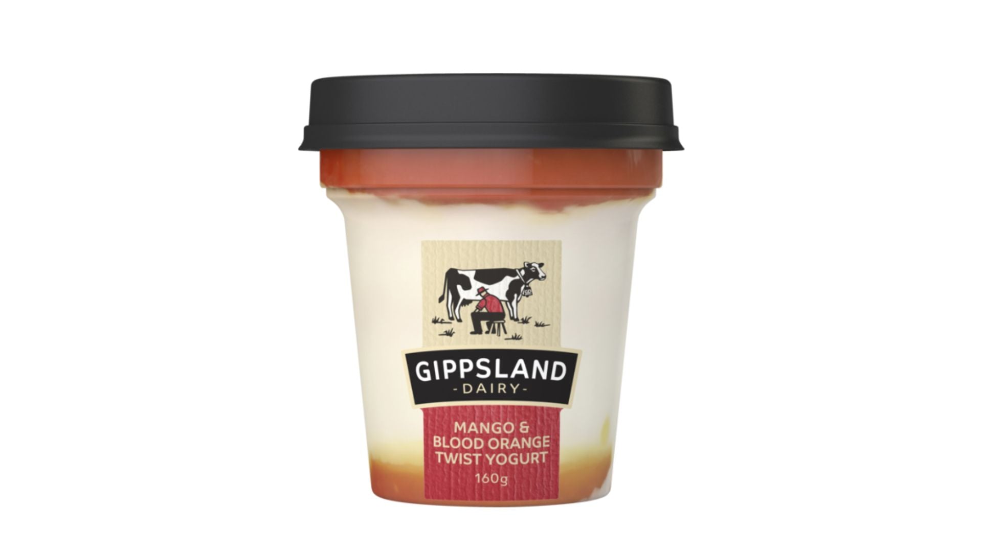 Gippsland Dairy Mango & Blood Orange Twist Yoghurt 160g