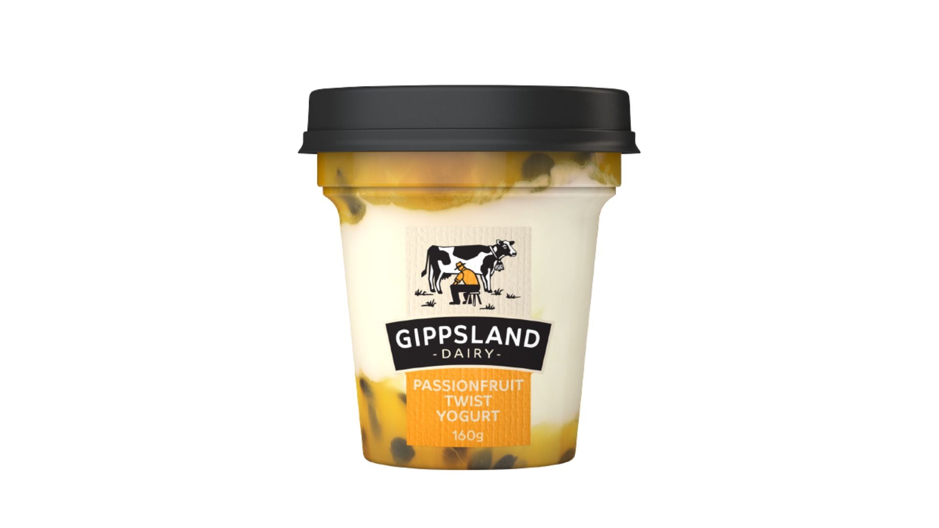 Gippsland Dairy Passionfruit Twist Yoghurt 160g