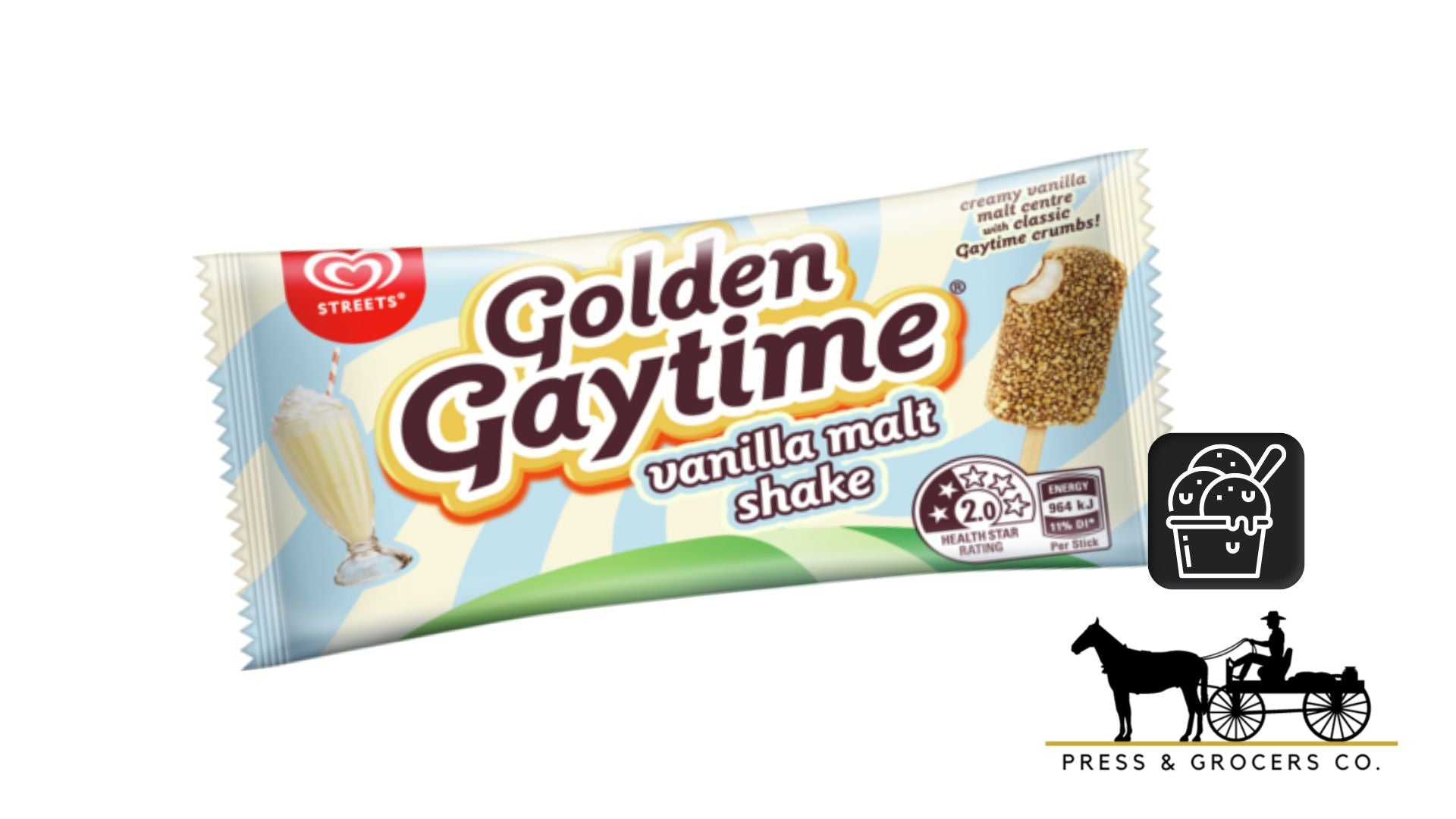 Golden Gaytime Vanilla Malt Shake 80g