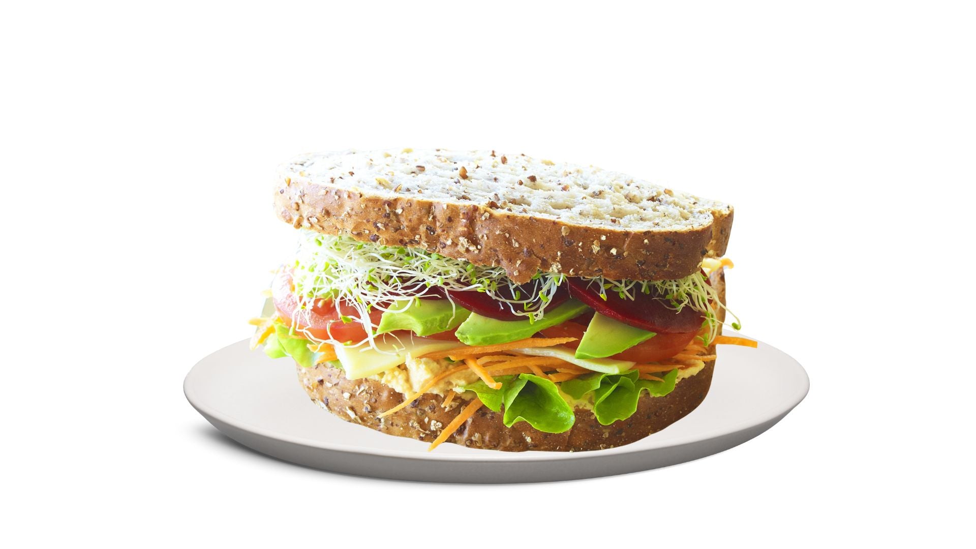 Good Food Fresh Sandwich Salad & Cheese on Mixed Grain