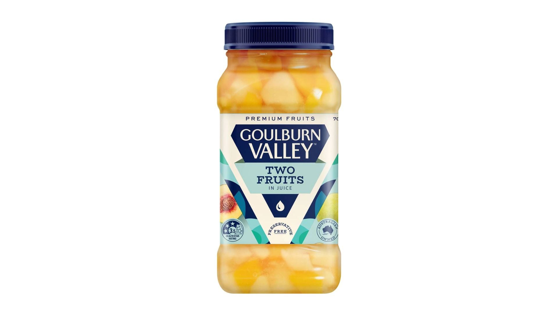 Goulburn Valley Diced Two Fruits in Juice 700g