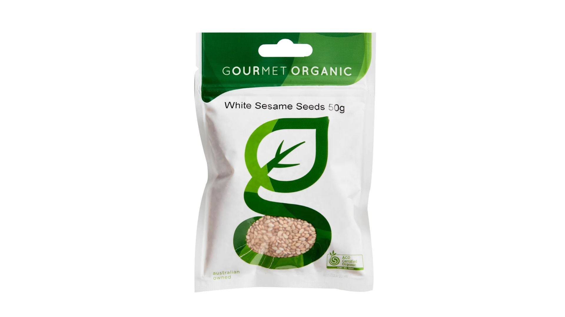 Gourmet Organic White Sesame Seeds 50g