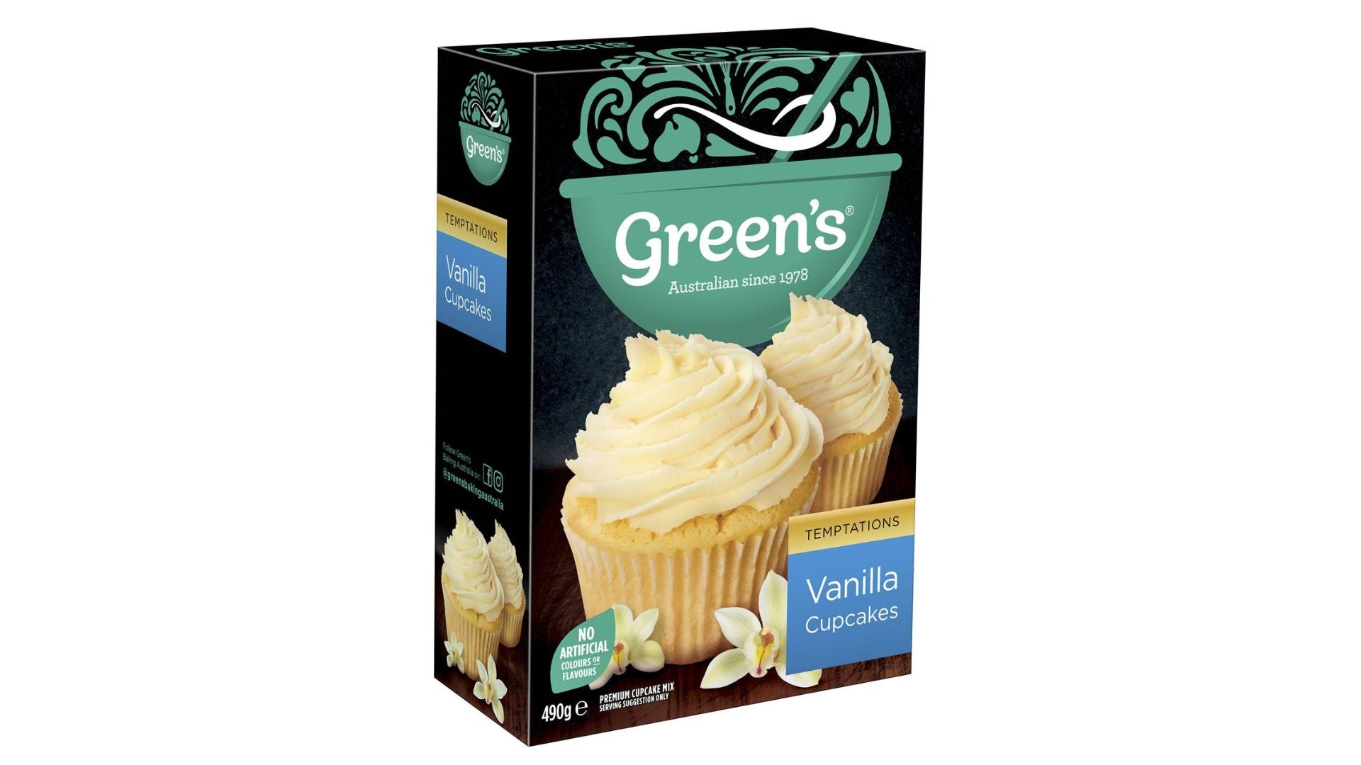 Green's Cupcake Vanilla Mix 340g