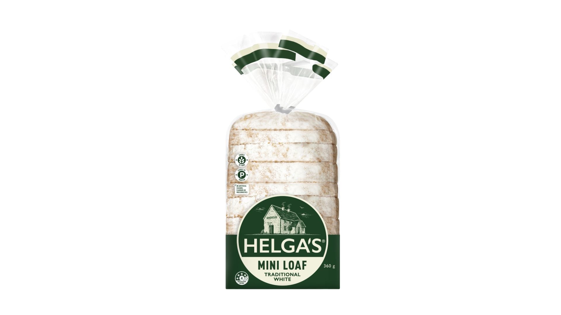 Helga's Bread Mini Loaf Traditional White 360g