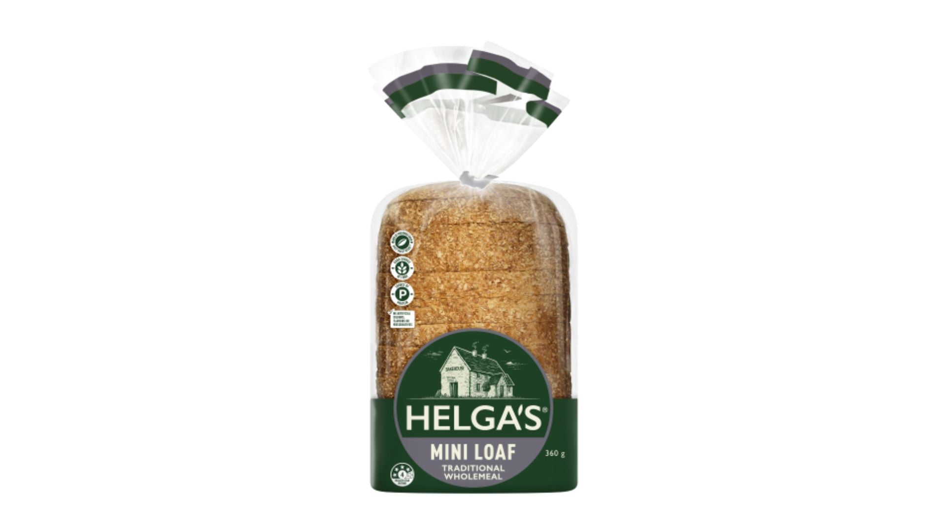 Helga's Bread Mini Loaf Traditional Wholemeal 360g