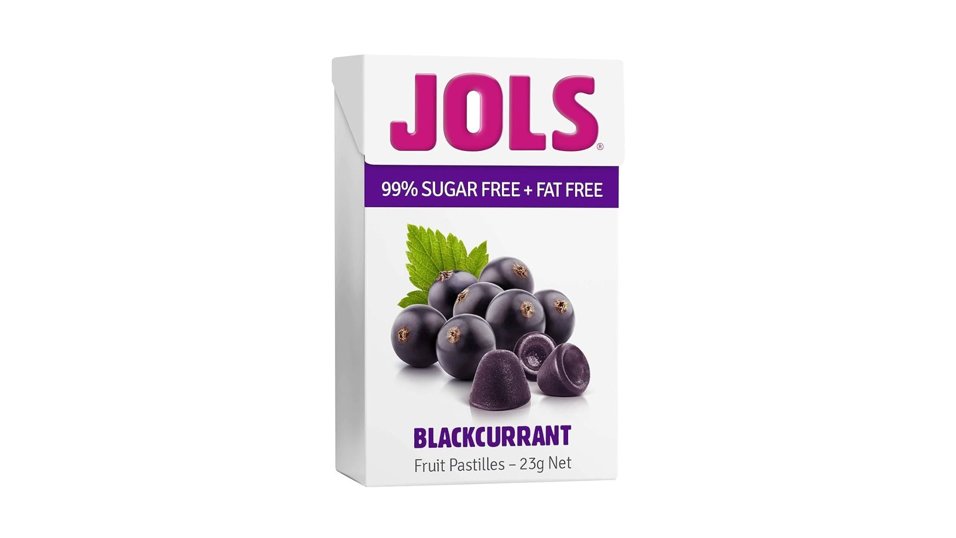Jols Fruit Pastilles Blackcurrant 23g
