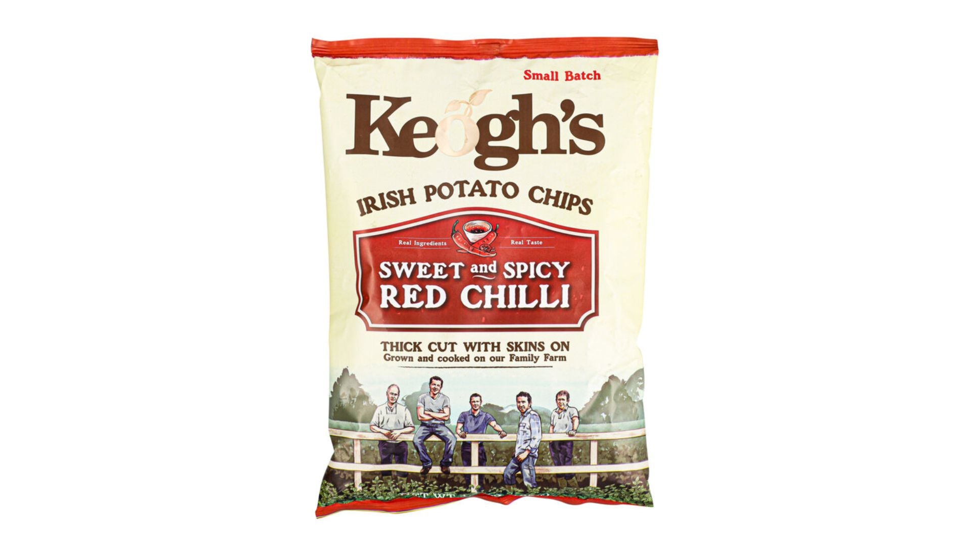 Keogh's Irish Potato Chips Sweet & Spicy Red Chilli 125g