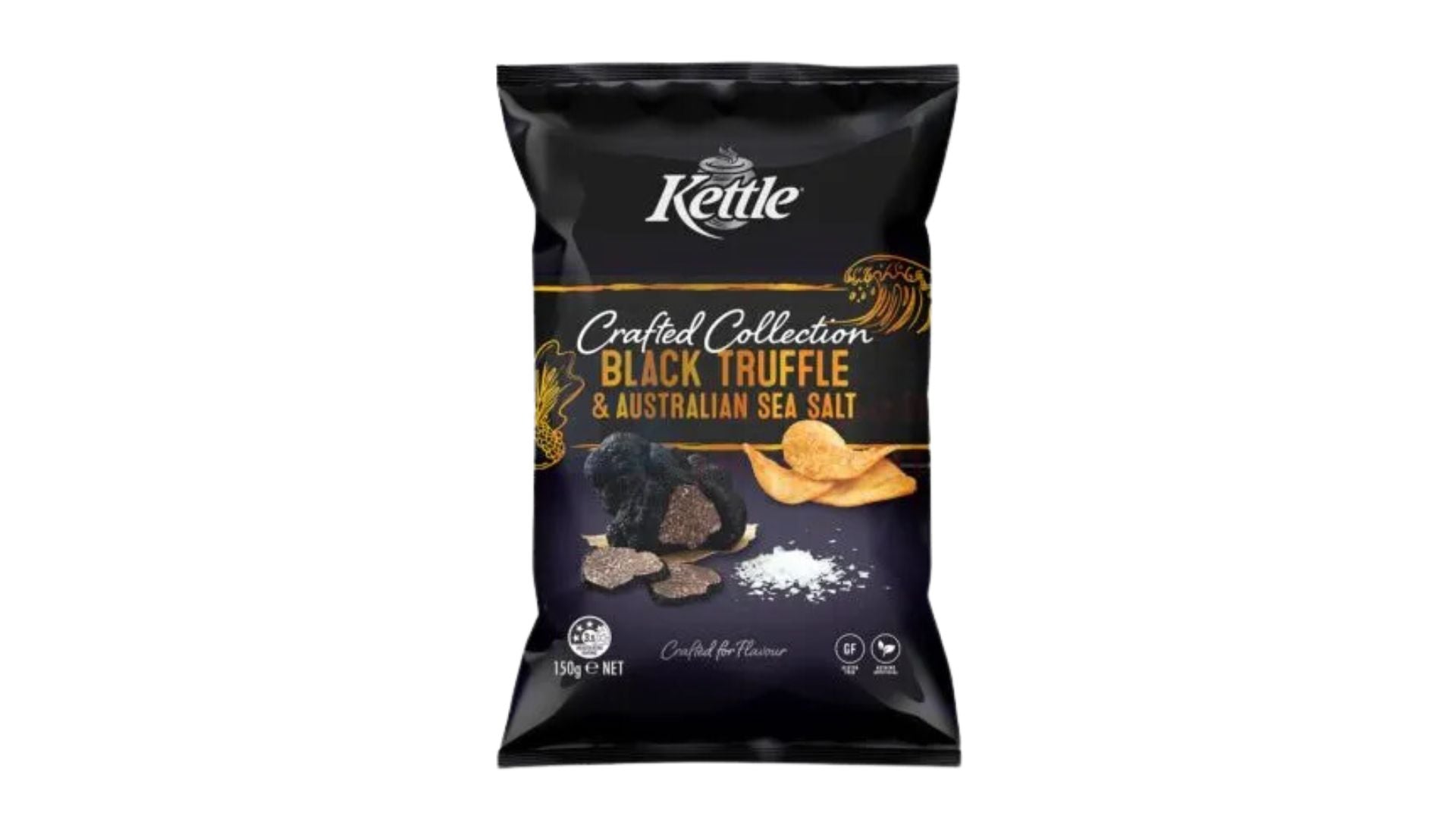 Kettle Crafted Collection Black Truffle Sea Salt 150g