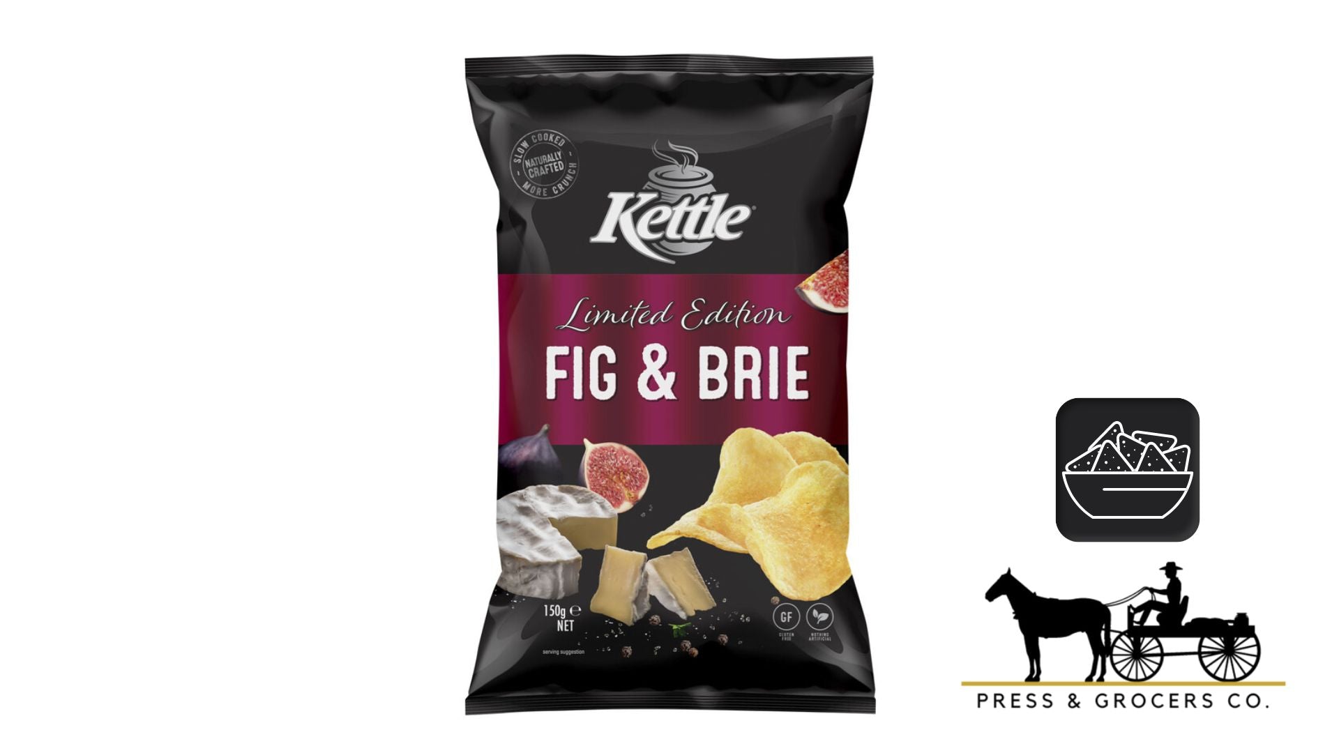 Kettle Limited Edition Fig & Brie 150g