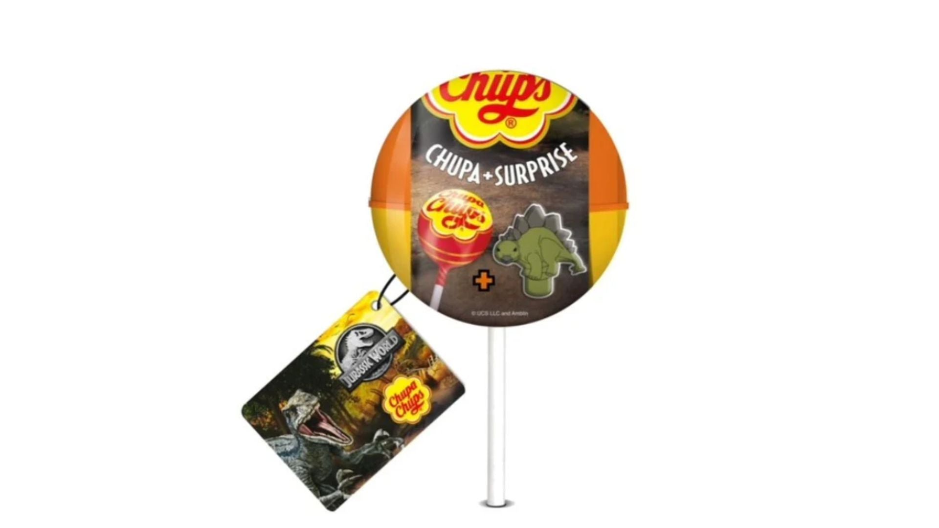 Kids Chupa Chups Surprise Jurassic World Lollipop