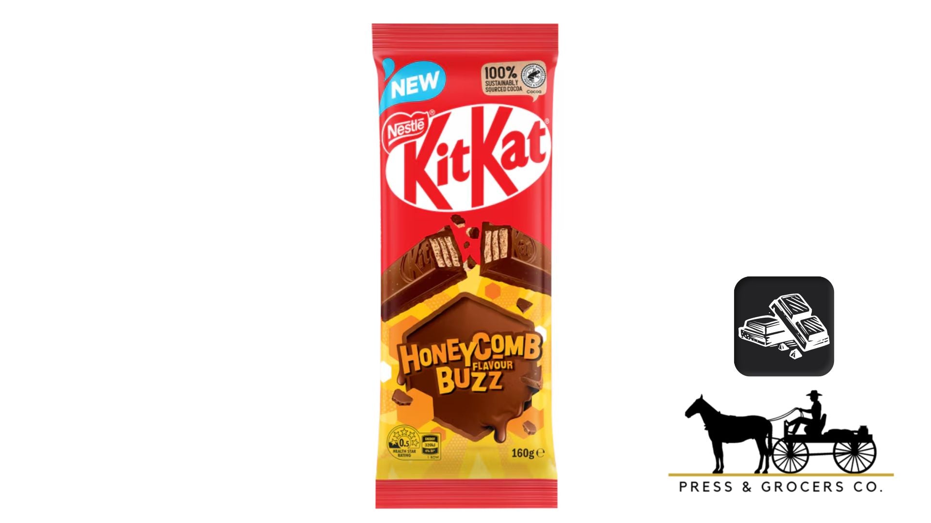 KitKat Block Honeycomb Buzz 160g
