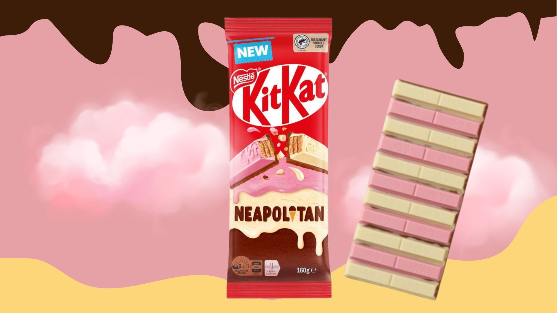 KitKat Block Neapolitan 160g
