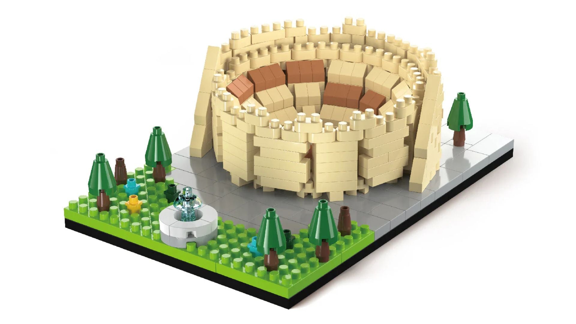Koco Building Block Kit World Attractions Colosseum 505 Pieces 02051