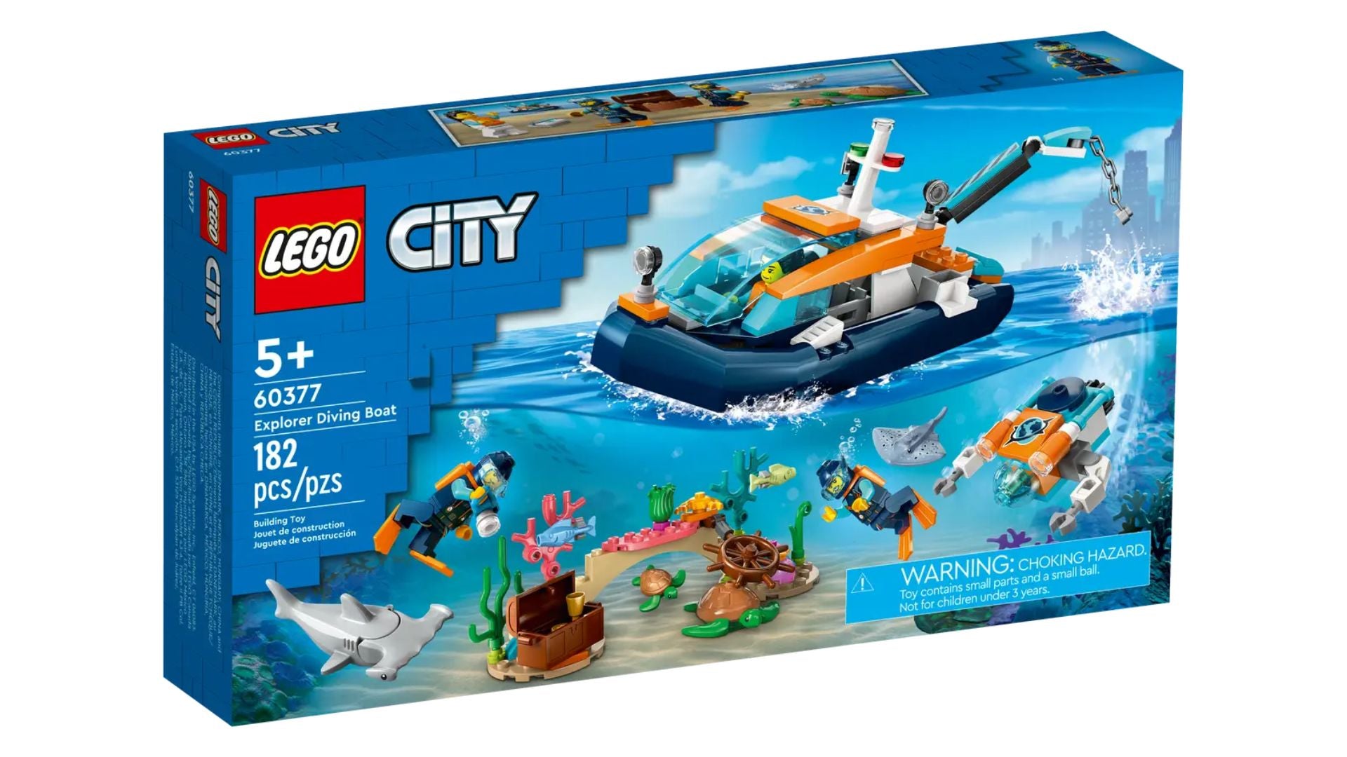 LEGO City Explorer Diving Boat 60377